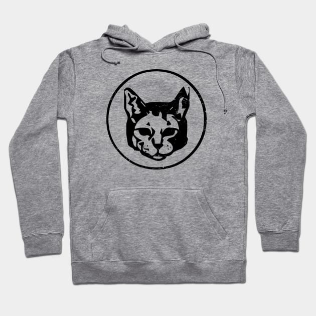 Cat Head Hoodie by PsychicCat